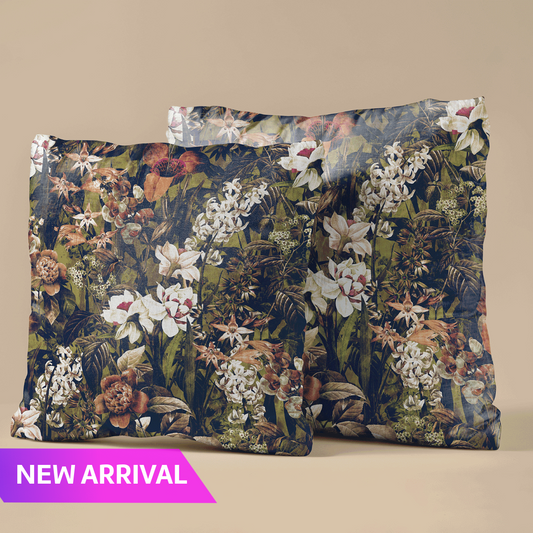 Enchanted Forest Velvet Cushion Cover - Set of 2