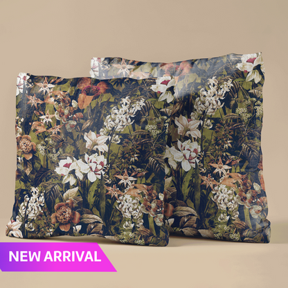 Enchanted Forest Velvet Cushion Cover - Set of 2