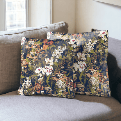 Enchanted Forest Velvet Cushion Cover - Set of 2
