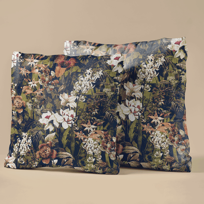 Enchanted Forest Velvet Cushion Cover - Set of 2