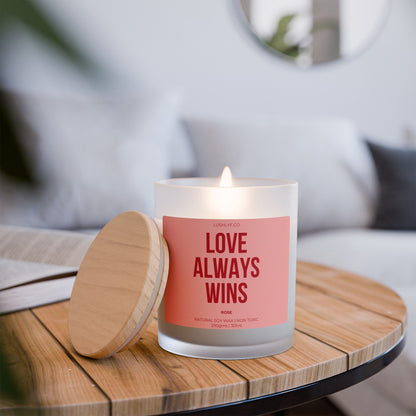 Eternal Love Always Wins Valentine’s Rose Soy Wax Candle