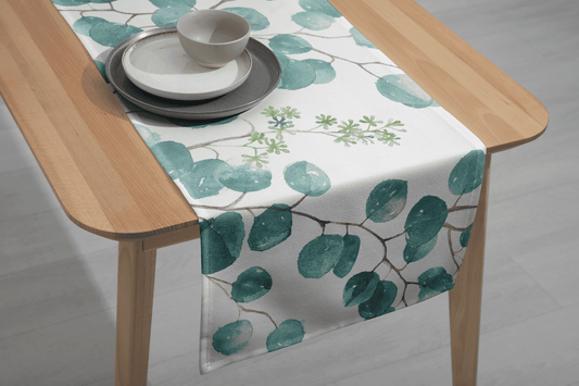 Eucalyptus Serenity Table Runner - 4 Seater