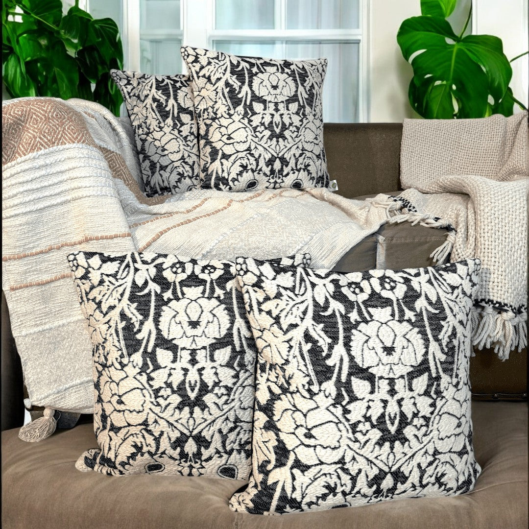 Evergreen Weave Tufted Cushion Cover