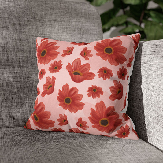 Festive Bloom Velvet Cushion Cover - Set of 5