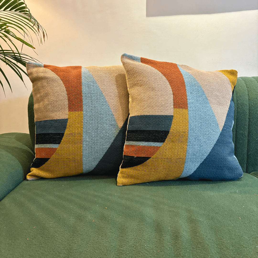 Geo Pop Jacquard Cushion Cover