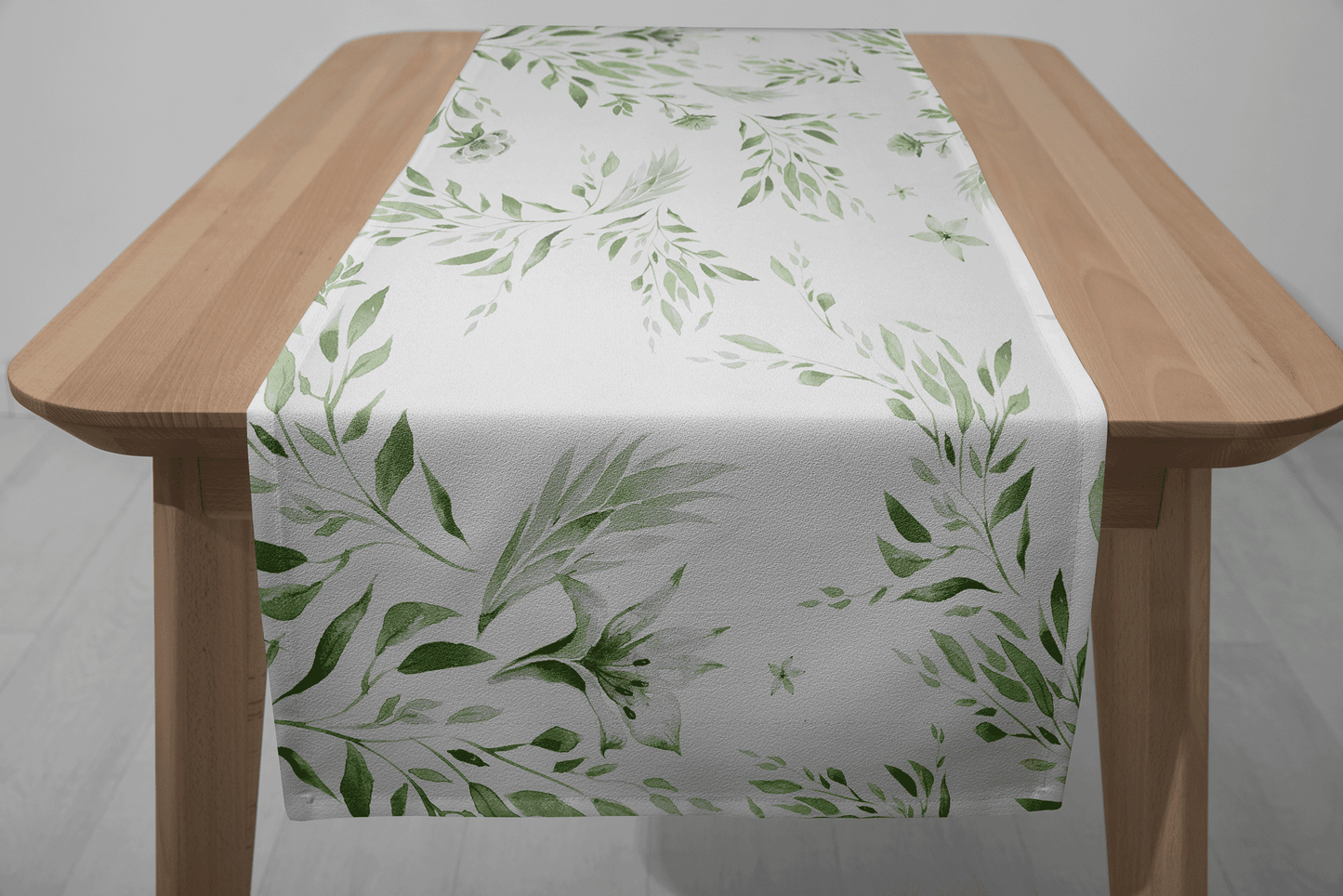 Green Whisper Table Runner  - 4 Seater