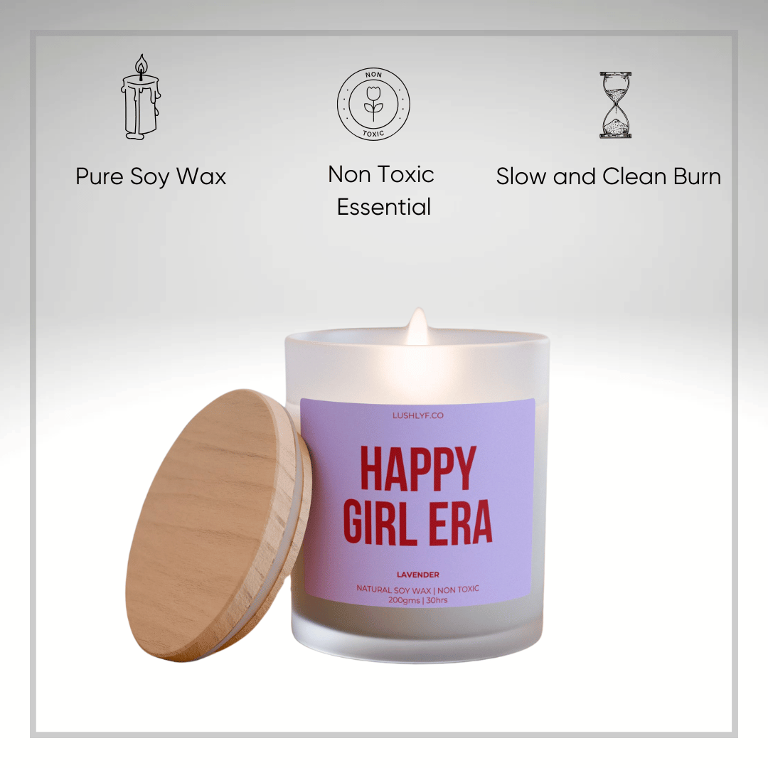 Happy Girl Era Lavender Soy Wax Candle