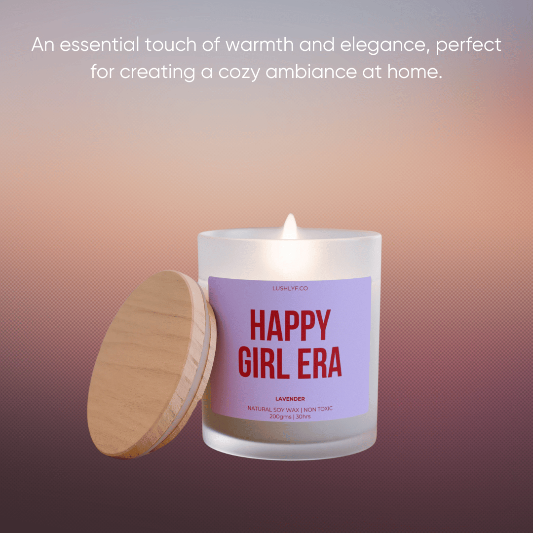 Happy Girl Era Lavender Soy Wax Candle