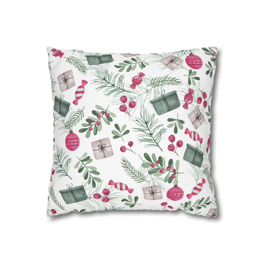 Holiday Gift Velvet Chirstmas Cushion Cover - Set of 5