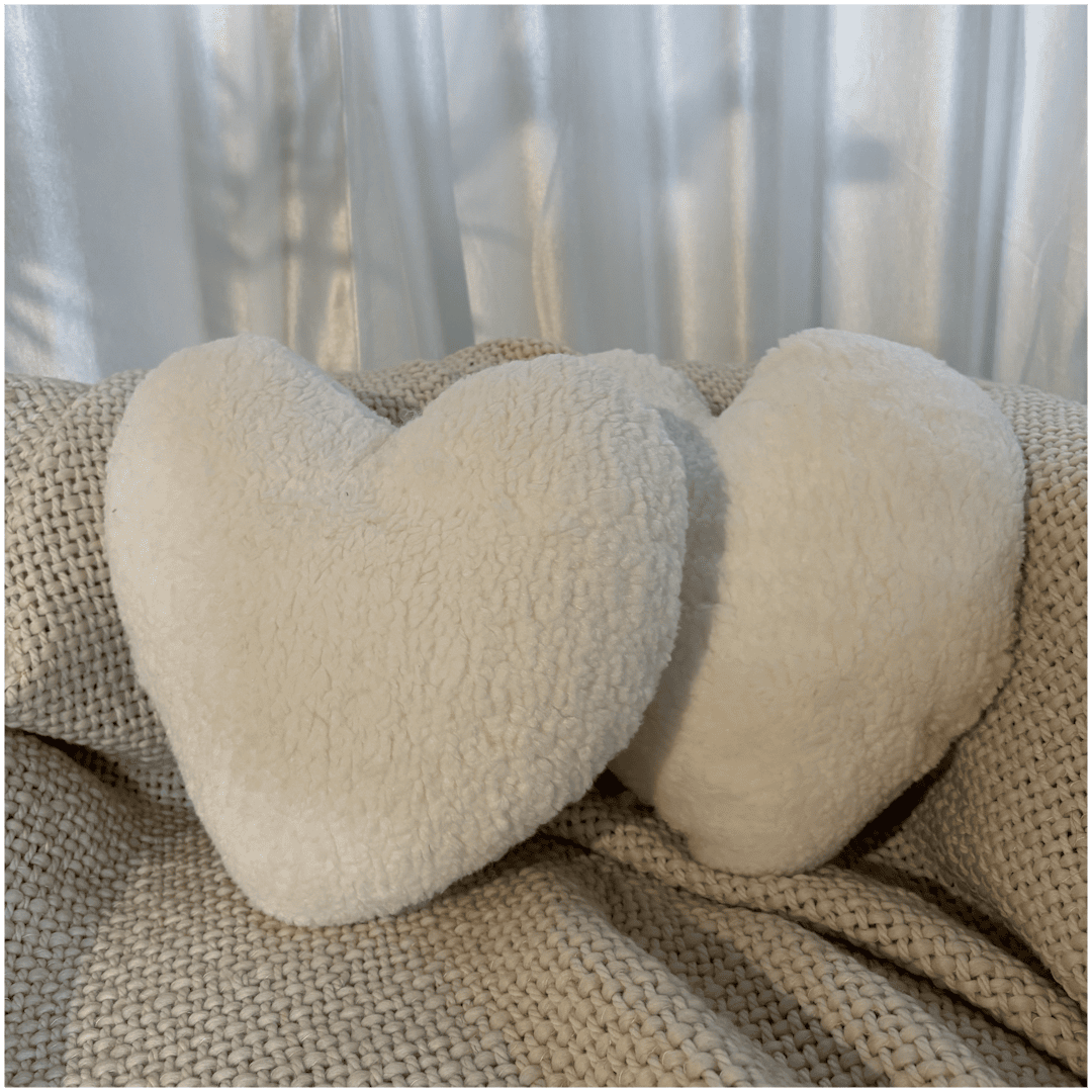 Lush Hearts Tufted Valentine's Cushion Set of 2