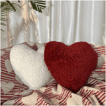 Lush Hearts Tufted Valentine's Cushion Set of 2