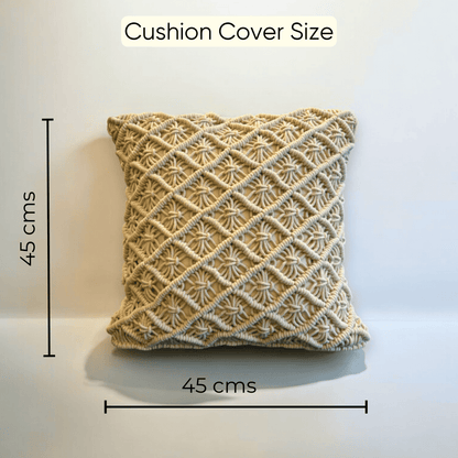 Macrame Starburst Tufted  Cushion Cover - Set of 5