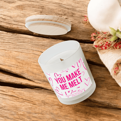 Make Me Melt Pink Valentine’s Rose Soy Wax Candle