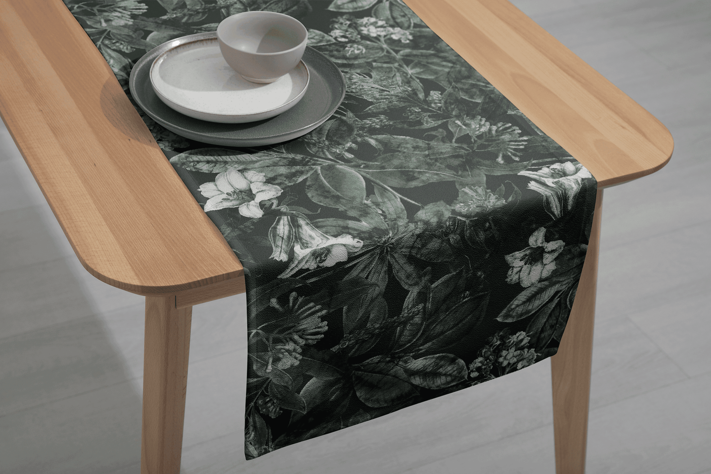 Midnight Flora Table Runner - 4 Seater