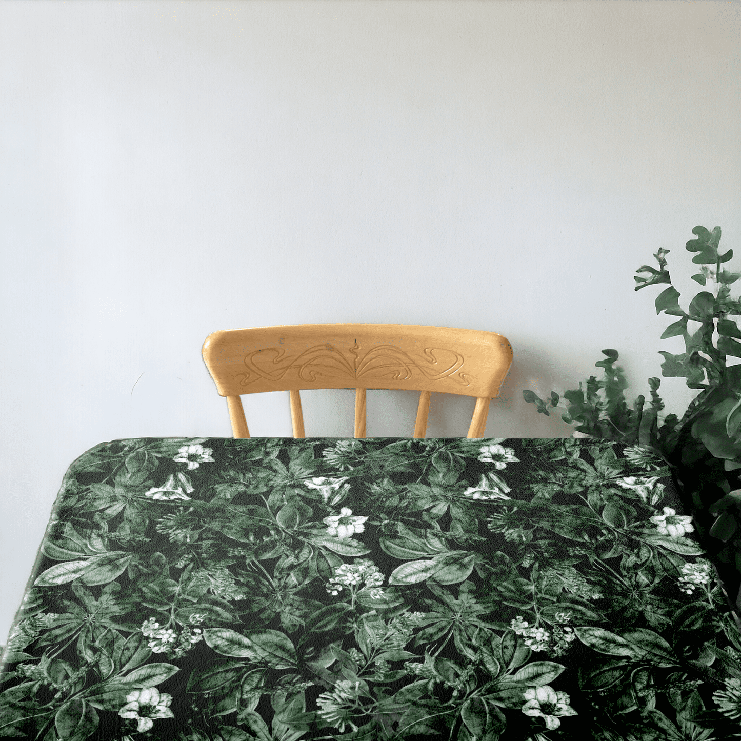 Midnight Flora Tablecloth