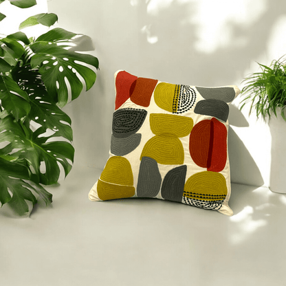 Modern Geometric Tufted Cushion Cover