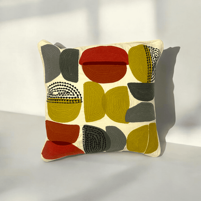 Modern Geometric Tufted Cushion Cover