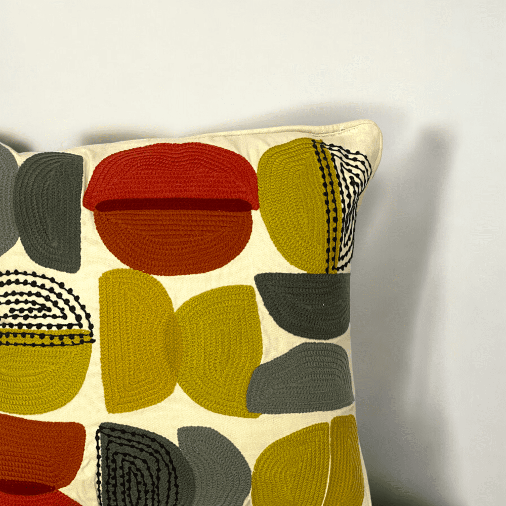 Modern Geometric Tufted Cushion Cover