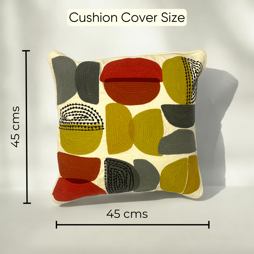 Modern Geometric Tufted Cushion Cover