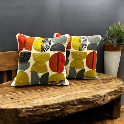 Modern Geometric Tufted Cushion Cover