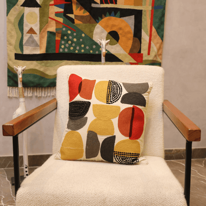 Modern Geometric Tufted Cushion Cover