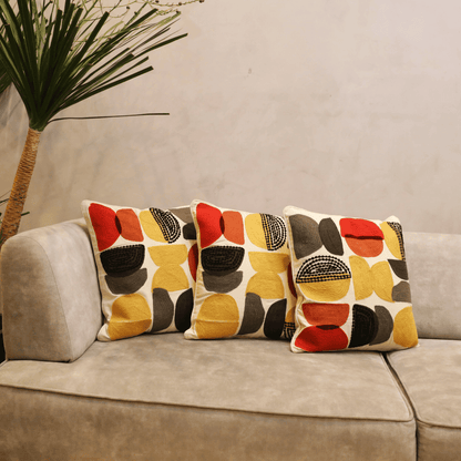 Modern Geometric Tufted Cushion Cover