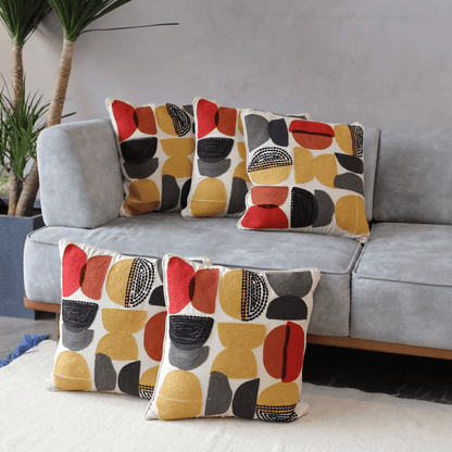 Modern Geometric Tufted Cushion Cover