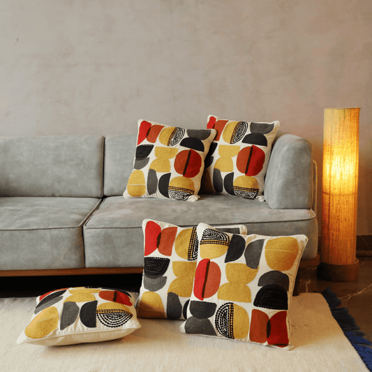 Modern Geometric Tufted Cushion Cover