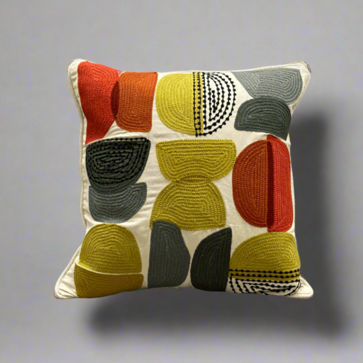 Modern Geometric Tufted Cushion Cover