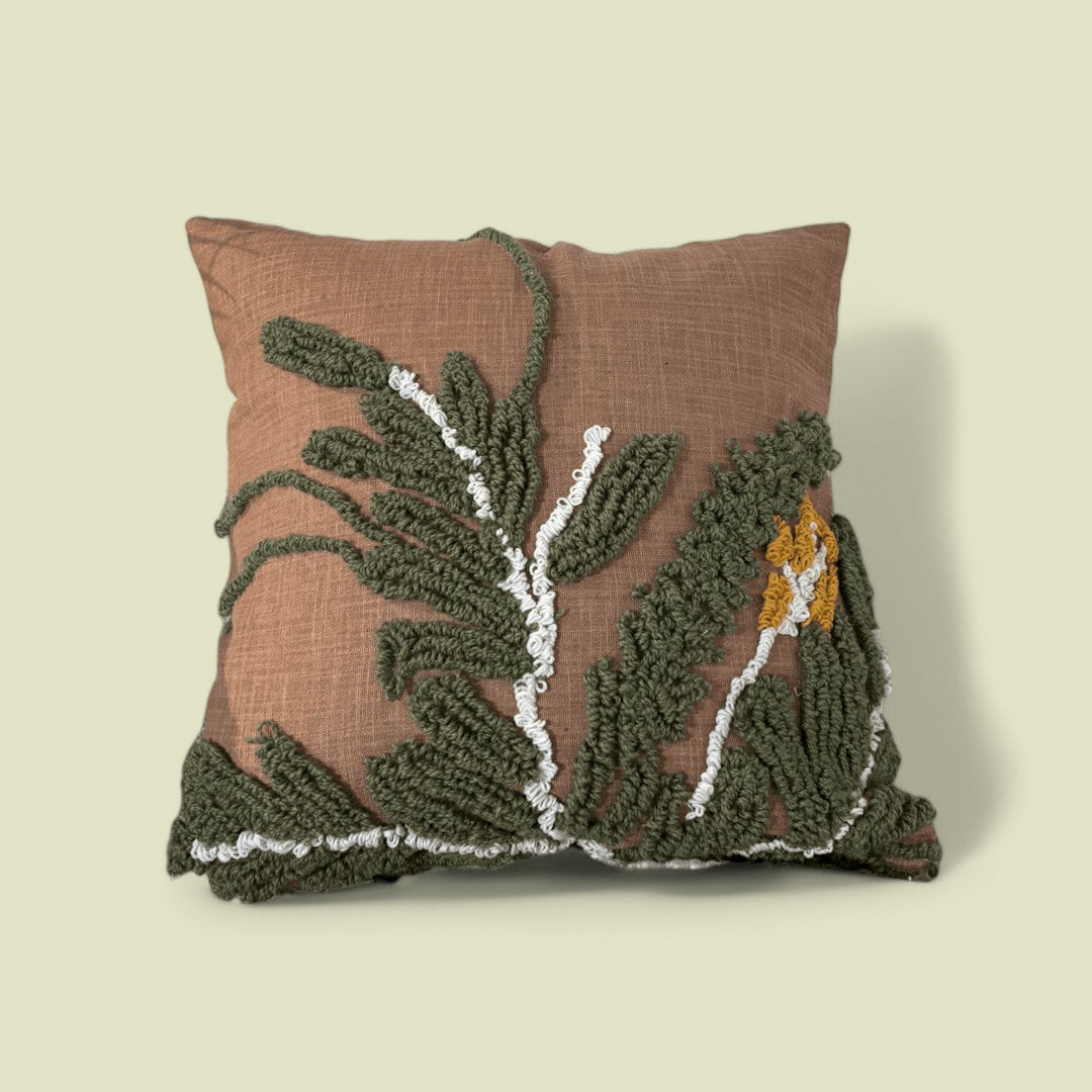 Nature’s Fern Tufted Cushion Cover