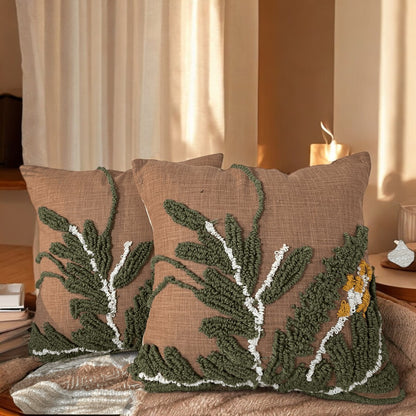 Nature’s Fern Tufted Cushion Cover