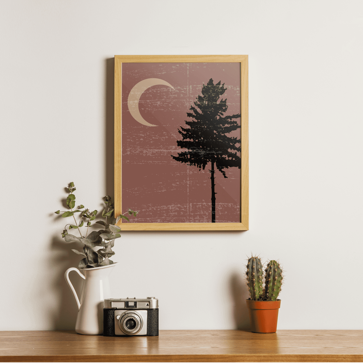 Nocturnal Pine Framed Artwork