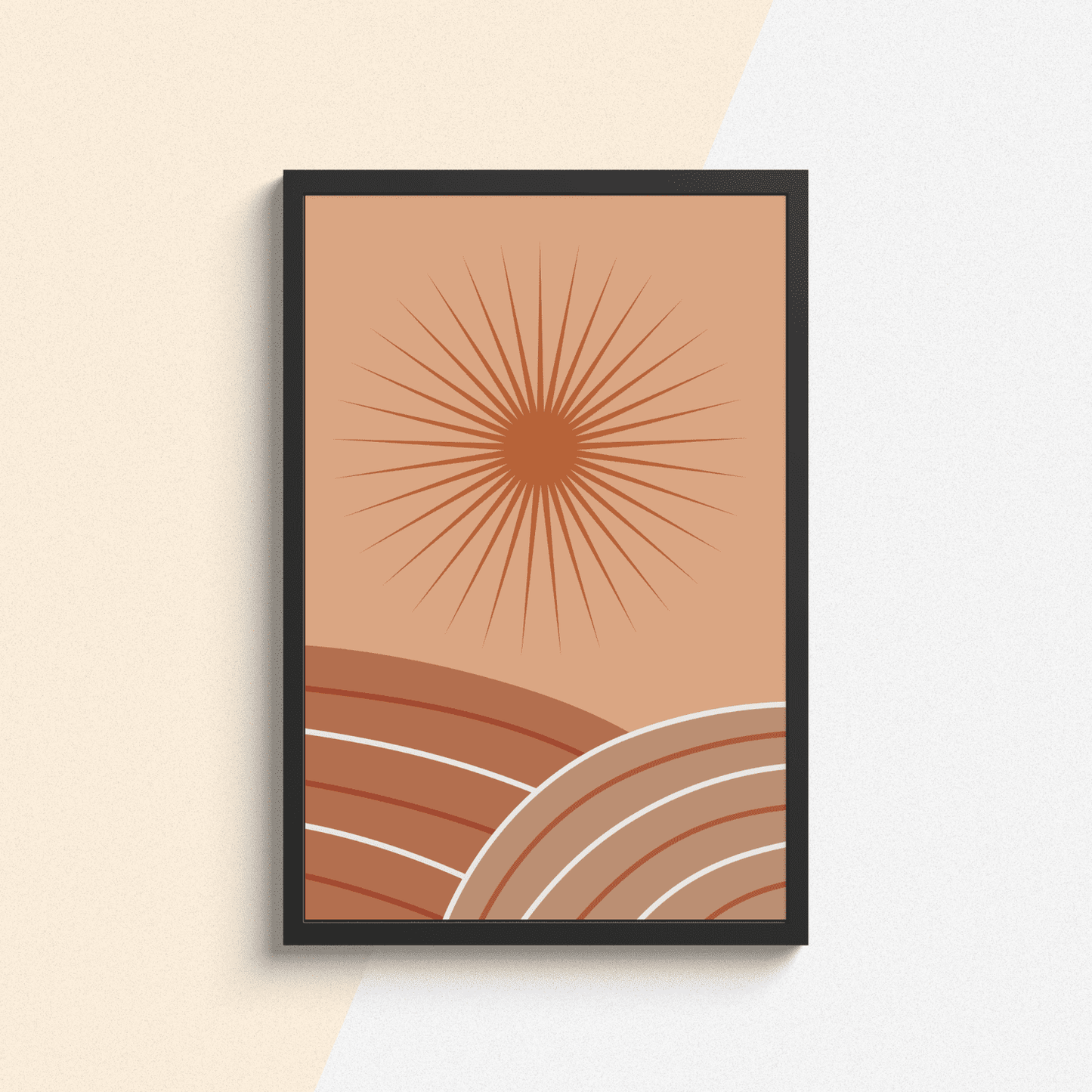 Radiant Dunes Framed Artwork