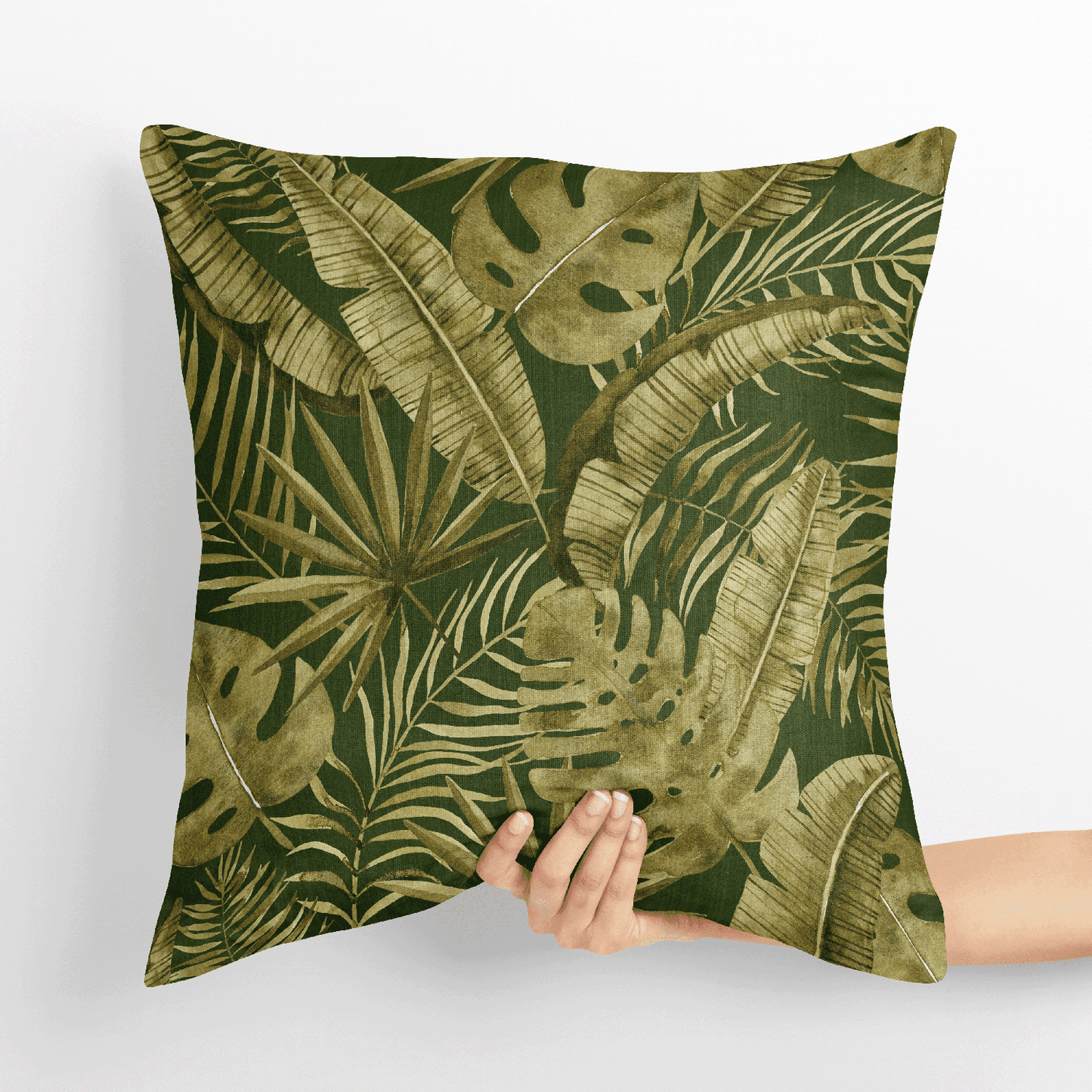 Rainforest Rhapsody Velvet Cushion Cover