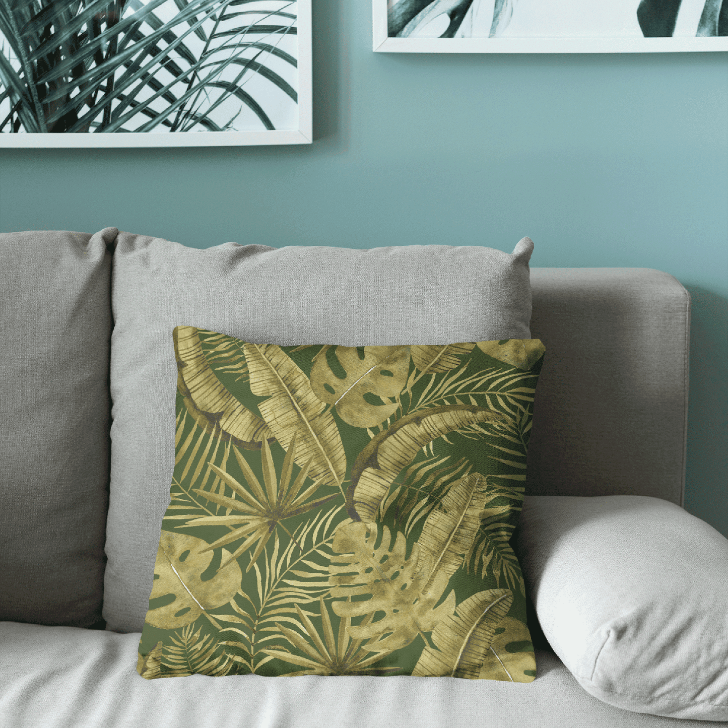 Rainforest Rhapsody Velvet Cushion Cover