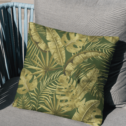 Rainforest Rhapsody Velvet Cushion Cover