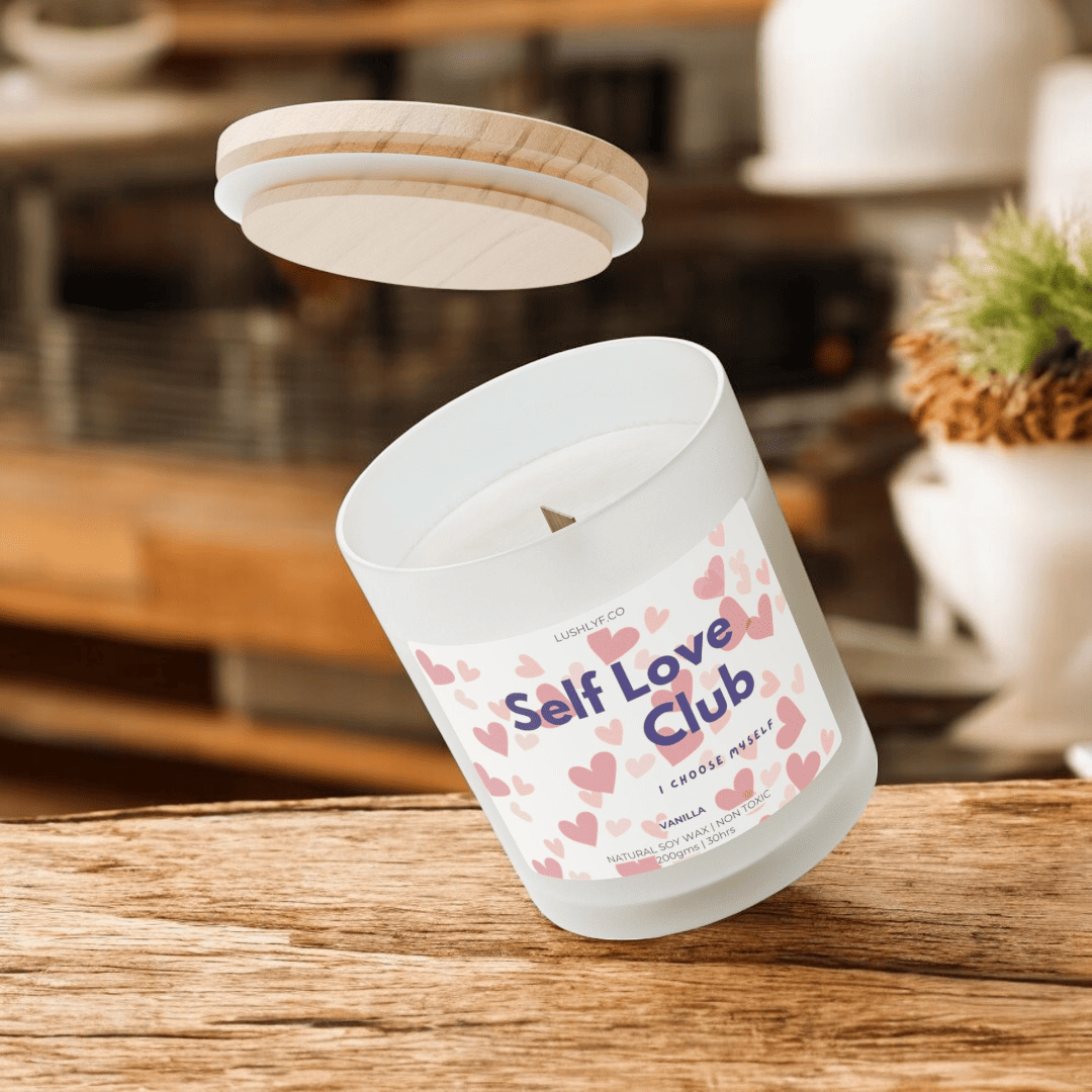 Self Love Club Valentine’s Love Candles Vanilla Soy Wax Candle