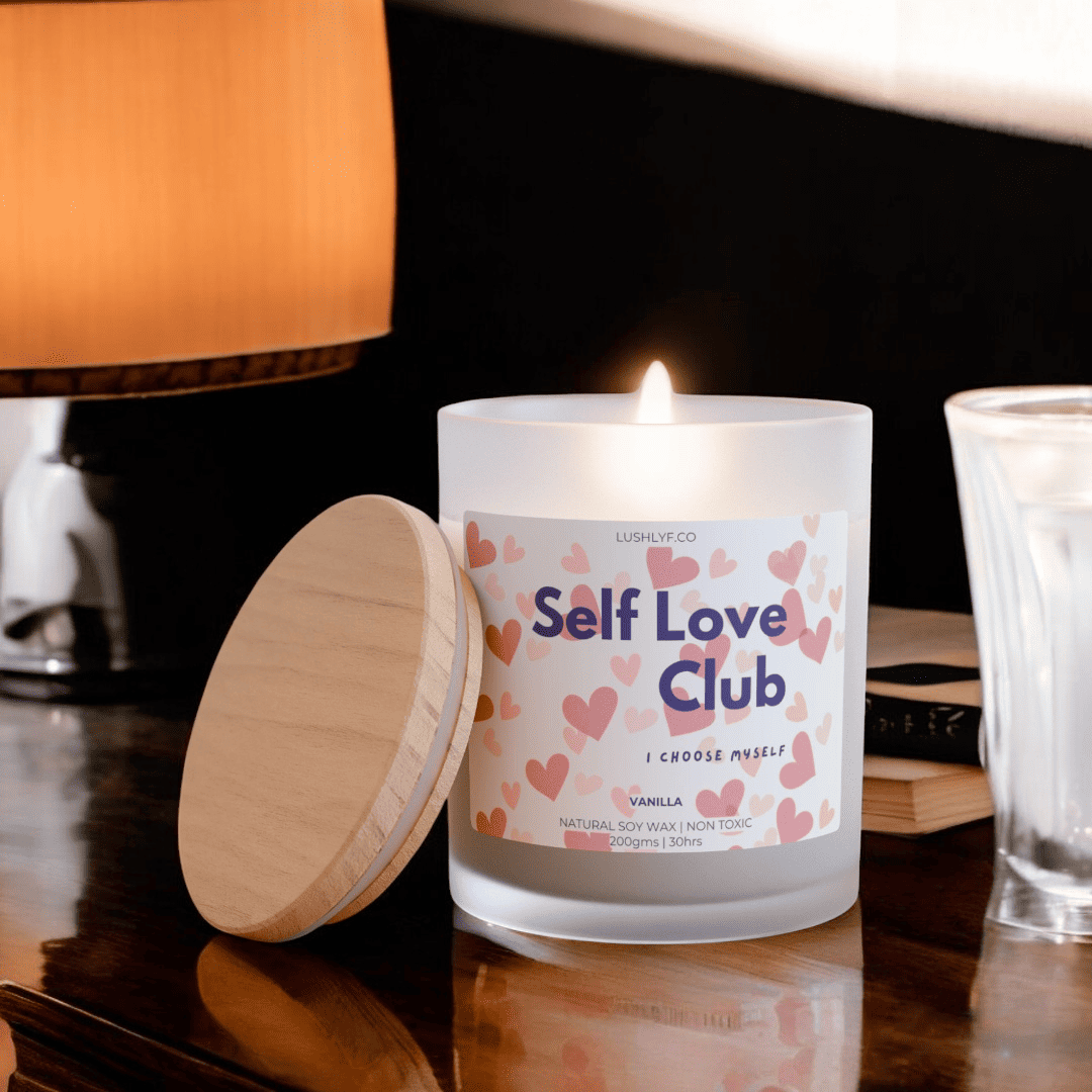 Self Love Club Valentine’s Love Candles Vanilla Soy Wax Candle