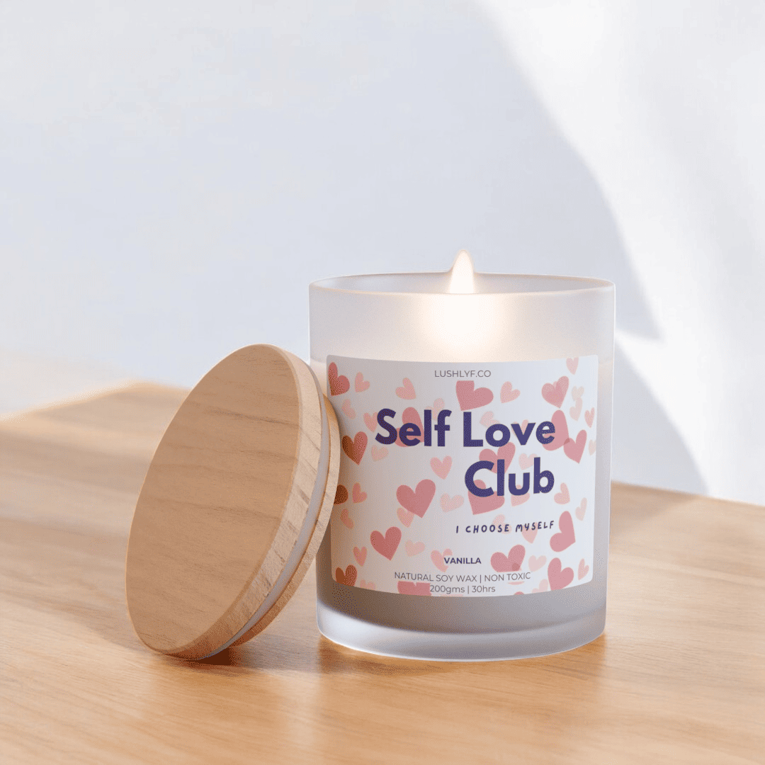 Self Love Club Valentine’s Love Candles Vanilla Soy Wax Candle