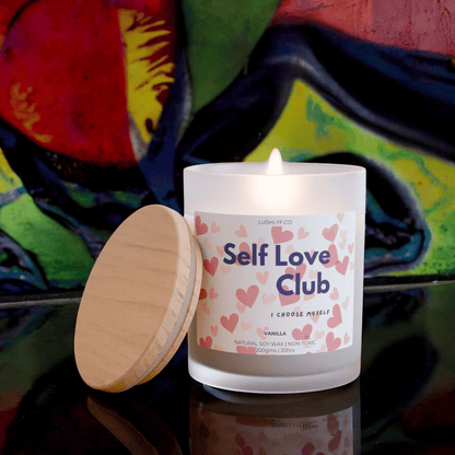 Self Love Club Valentine’s Love Candles Vanilla Soy Wax Candle