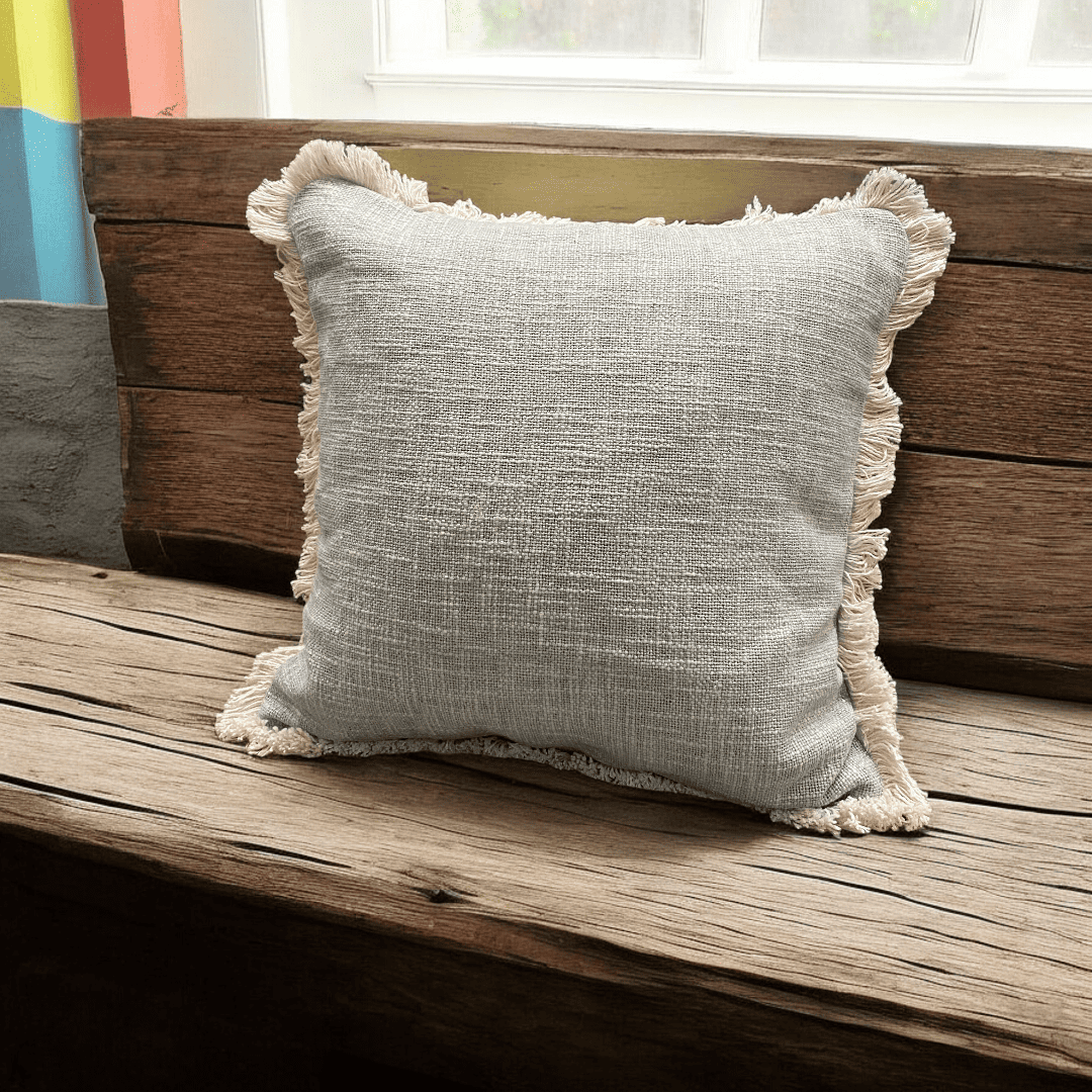 Serene Tufted Fringe Cushion Cover