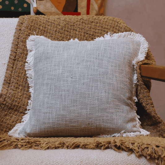 Serene Tufted Fringe Cushion Cover