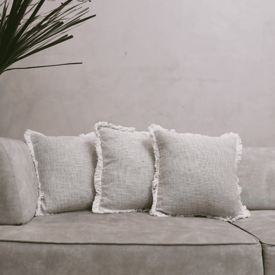 Serene Tufted Fringe Cushion Cover