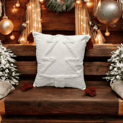 Snowy Christmas Charm Cushion Cover