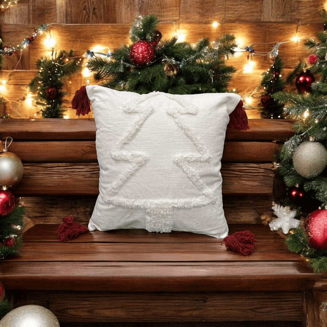 Snowy Christmas Charm Cushion Cover