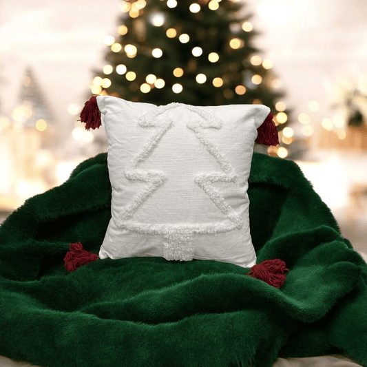 Snowy Christmas Charm Cushion Cover