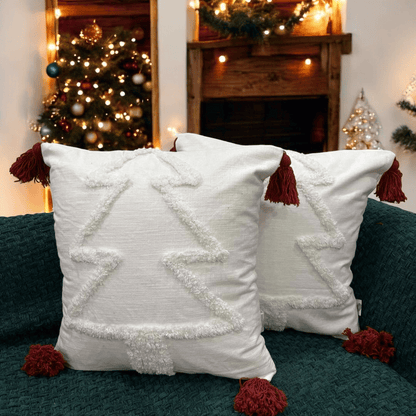 Snowy Christmas Charm Cushion Cover