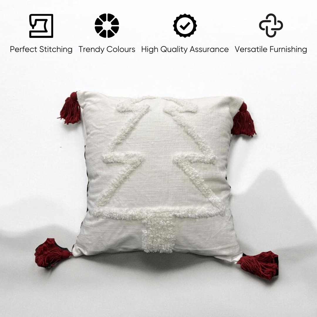 Snowy Christmas Charm Cushion Cover