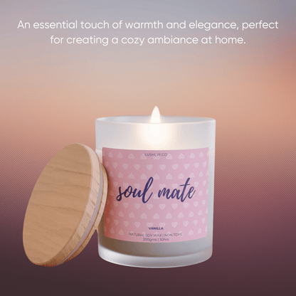 Soul Mate Valentine’s Vanilla Soy Wax Candle