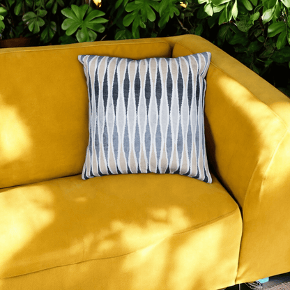 Striped Waves Cushion Cover